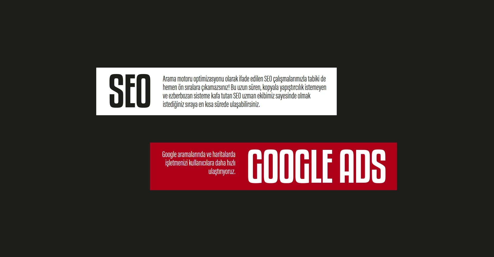 SEO ve Google Ads